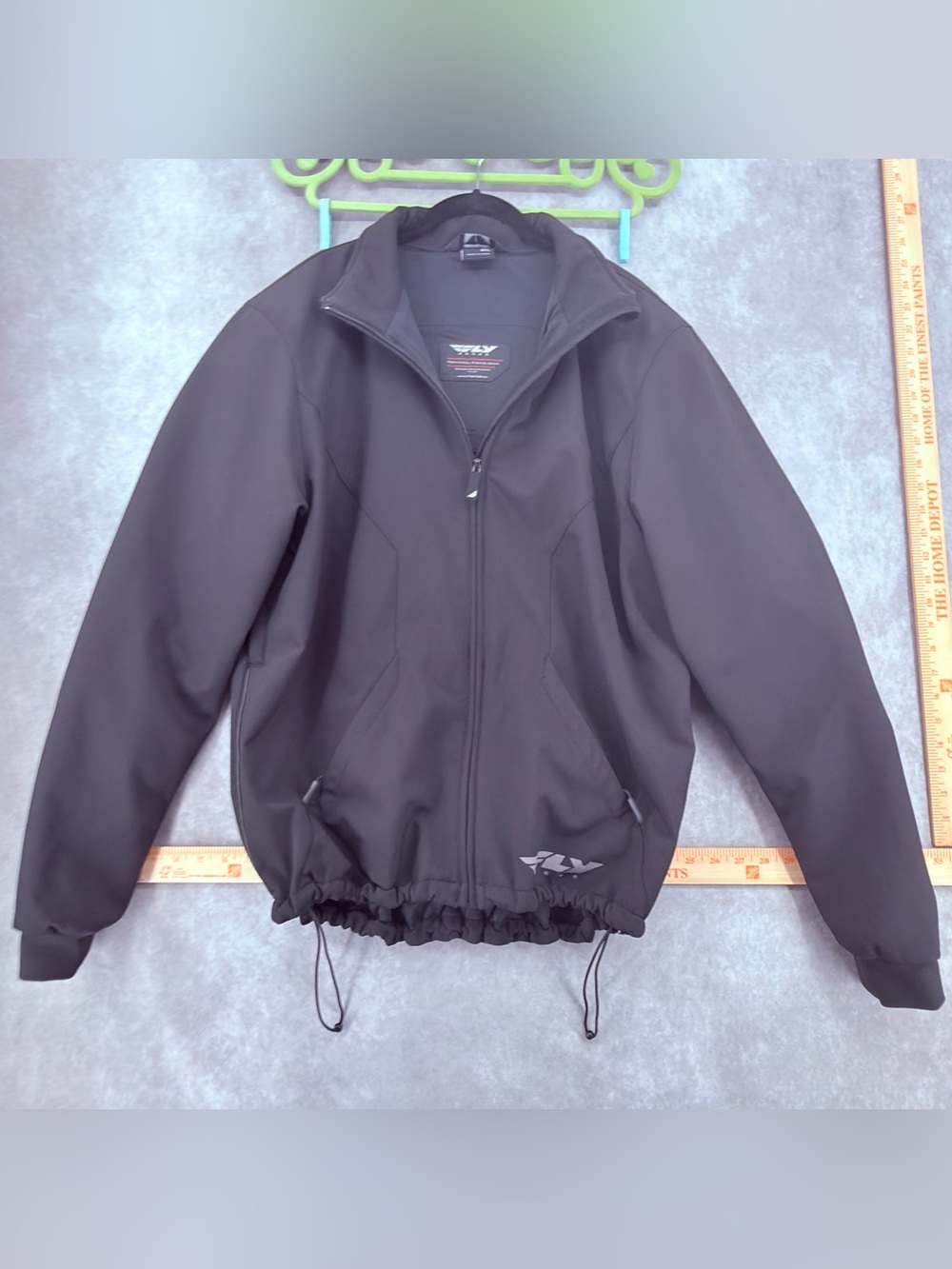 FLY Racing Black Zip-Up Softshell Jacket